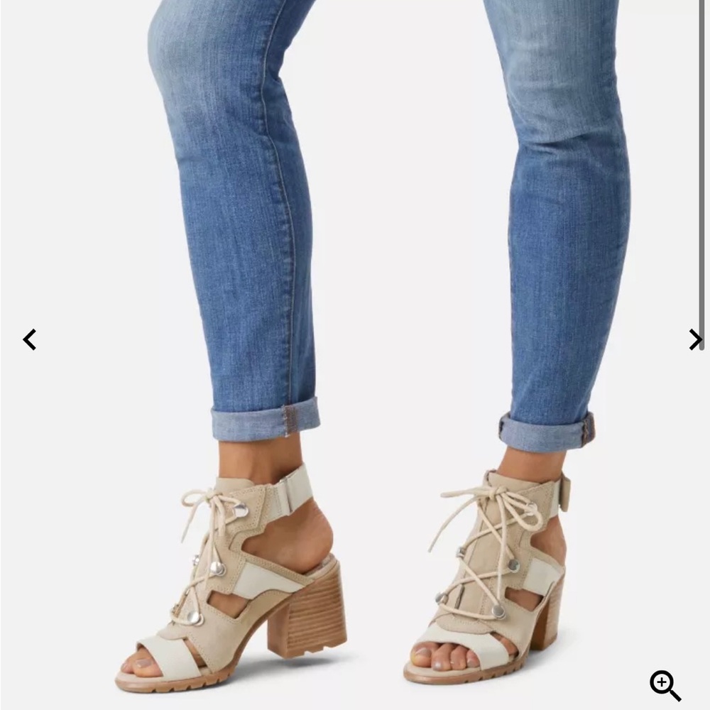 Sorel Nadia Lace Heel Sandal